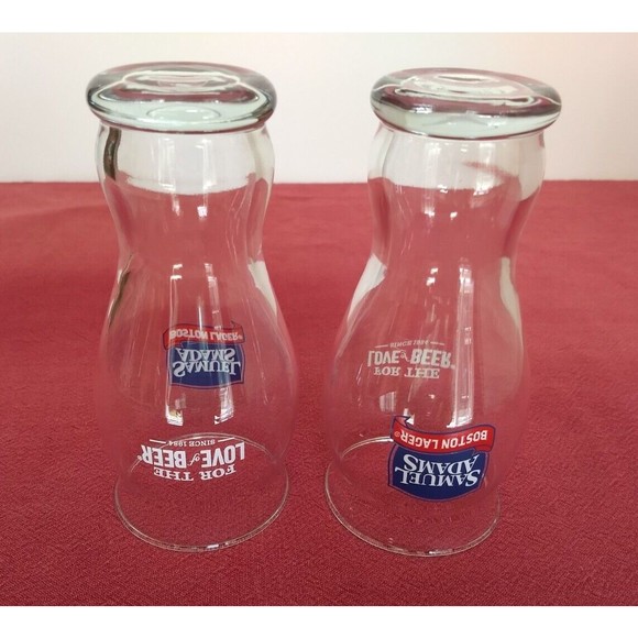 2 SAM ADAMS BOSTON LAGER Perfect Pint Sensory Beer Glasses & 6 Vintage Coasters - Picture 11 of 16